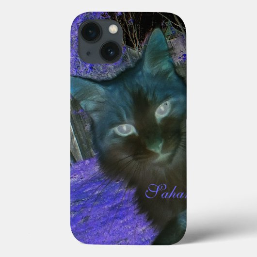 Shadow Cat dans le coque ipad Lavender (Verso)