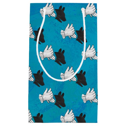 Shadow Dog op Blue Klein Cadeauzakje (Voorkant)