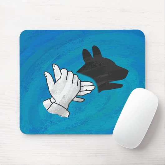 Shadow Dog op Blue Muismat (Met muis)