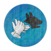 Shadow Dog op Blue Snijplank (Voorkant)