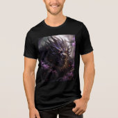 Shadow Dragon in Twilight Forest Tri-Blend Shirt (Voorkant)