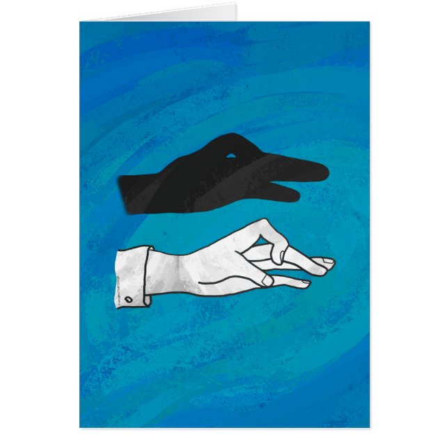 Shadow Duck op Blue (Voorkant)