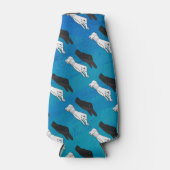 Shadow Duck op Blue Flesjeskoeler (Voorkant)