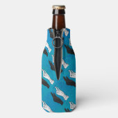 Shadow Duck op Blue Flesjeskoeler (Fles Achterkant)