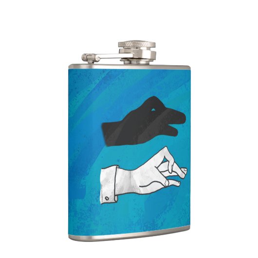 Shadow Duck op Blue Heupfles (Rechts)