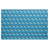 Shadow Duck op Blue Stof (Fat Quarter)