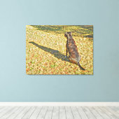 Shadow et son chien toile art (Insitu (Plancher de Bois))