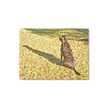 Shadow et son chien toile art