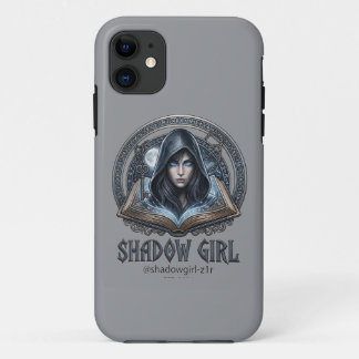 shadow girl iPhone 11 hoesje