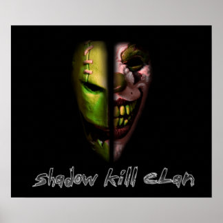 Shadow Kill Clan Poster van het Masker