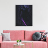 Shadow Knight | Dark Fantasy Warrior Artwork Canvas Afdruk (Insitu (Woonkamer))