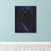 Shadow Knight | Dark Fantasy Warrior Artwork Canvas Afdruk (Insitu (Houten vloer))