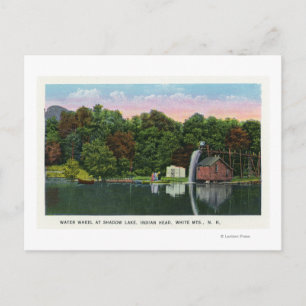 Shadow Lake Water Wheel Indian Head Uitzicht Briefkaart