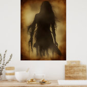 Shadow Life AI Fantasy Digitale Kunst Print Ghobly (Keuken)