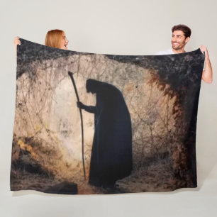 SHADOW-MAN FLEECE DEKEN