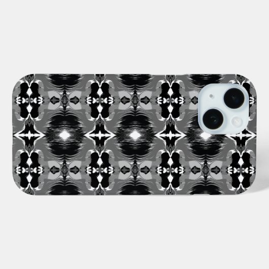 Shadow Mirror Pattern  Case-Mate iPhone Case (Achterkant (horizontaal))