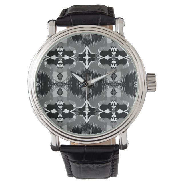 Shadow Mirror Pattern  Horloge (Voorkant)