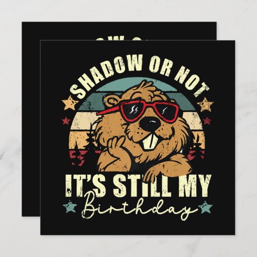 Shadow of niet, het is nog steeds mijn verjaardag (Voorkant / Achterkant)