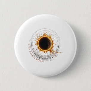 Shadow of Totality Watching 2024 Totaal Solar Ecli Ronde Button 5,7 Cm
