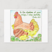 Shadow of Your Wings Inspirerend Post Kaart (Voorkant)