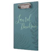 Shadow Palm Blauwgroen Klembord (Links)