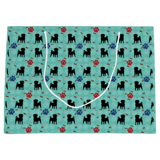 Shadow Pug Large Cadeauzakje (Voorkant)