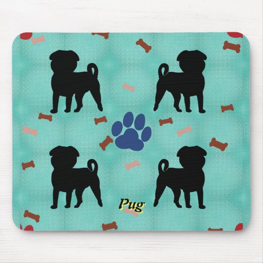 Shadow Pug Muismat (Voorkant)