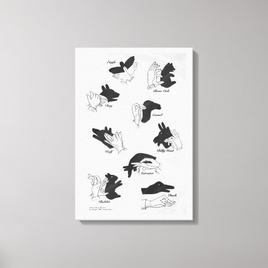 Shadow Puppets Canvas Afdruk (Voorkant)