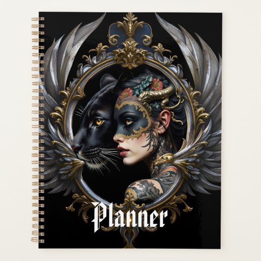Shadow Queen – Panter Spirit Embleem. Planner (Voorkant)
