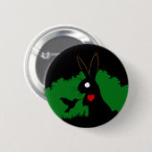 Shadow Rabbit Button Design 1 (Voorkant /achterkant)