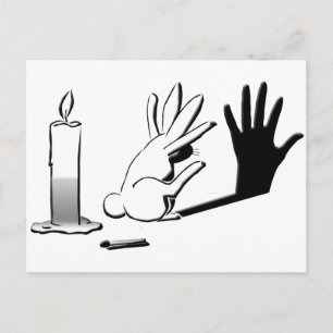 Shadow Rabbit naar LightIllusions.com Briefkaart