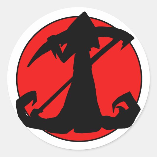 Shadow Reaper-Stickers Ronde Sticker (Voorkant)
