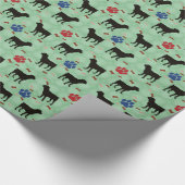 Shadow Rottweiler Cadeaupapier (Hoek)