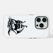 Shadow Sailing Ship – Vintage Ocean Illustration (Verso Horizontal)