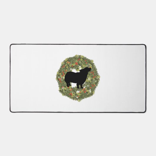 Shadow Silhouette Fluffy Tail Dog dans une couronn (Recto)