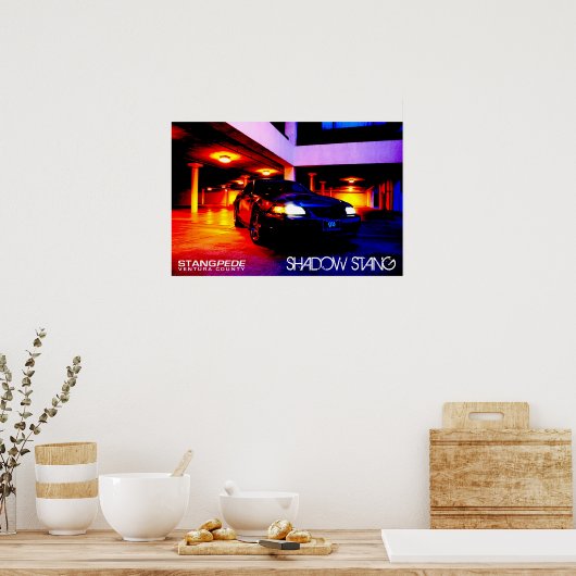 Shadow Stang Poster (Keuken)