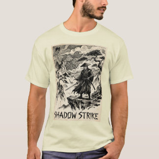 Shadow Strike Samurai Ink Art T-Shirt