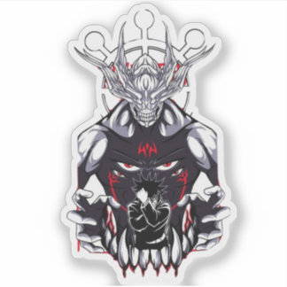 🌑 Shadow Summoner Sticker – Anime-Geïnspireerde V