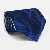 Shadow Swirls Stropdas (Opgerold)