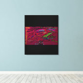 Shadow Tree  Canvas Afdruk (Insitu (Houten vloer))