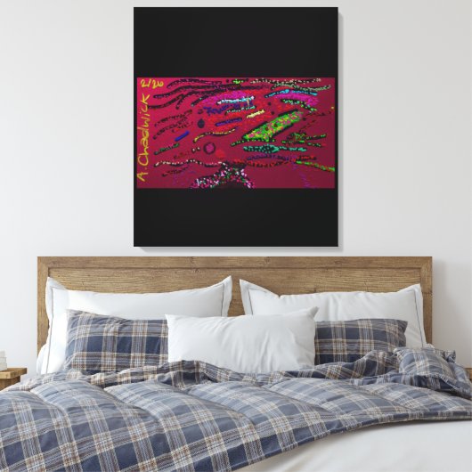 Shadow Tree  Canvas Afdruk (Insitu (Slaapkamer))