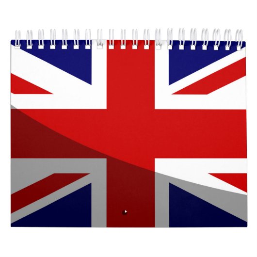 Shadow Union Jack Flag Kalender (Hoes)