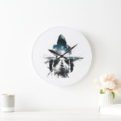 Shadow Wanderer Art Clock Grote Klok (Huis)