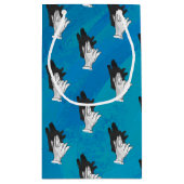 Shadow Wolf op Blue Klein Cadeauzakje (Achterkant)