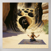 Shadow Work Witchy Recovery AI Art Matte Value Poster (Voorkant)