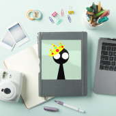 Shadow World - King "hello here" - sticker vinyle (Couverture iPad)