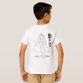 Shadow Wrath: Dual-Sided Ninja Power T-shirt (Achterkant volledig)