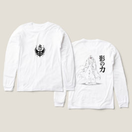 Shadow Wrath: Dual-Sided Ninja Power Tri-Blend Shirt