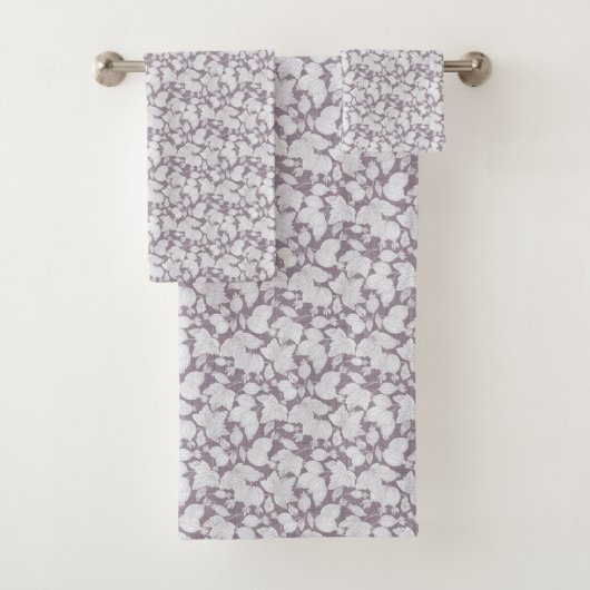 Shadowed Berry Leaf Towel Collectie Bad Handdoek (Insitu)