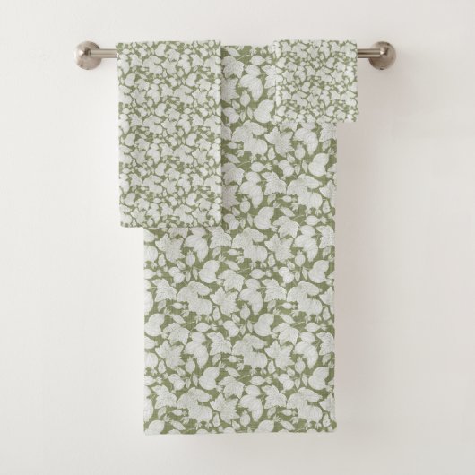 Shadowed Berry Leaf Towel Collectie Bad Handdoek (Insitu)